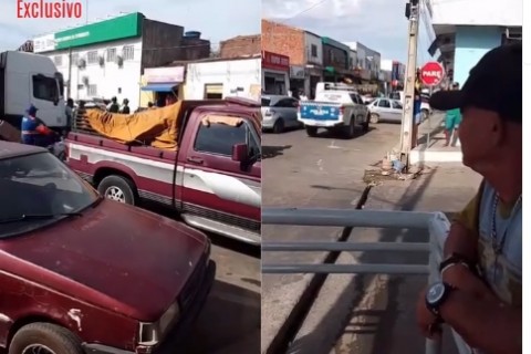 Prefeito Rogério Castro retira ambulantes do centro de São Raimundo Nonato  Segundo informações, os trabalhadores serão realocados para outro ponto da cidade.